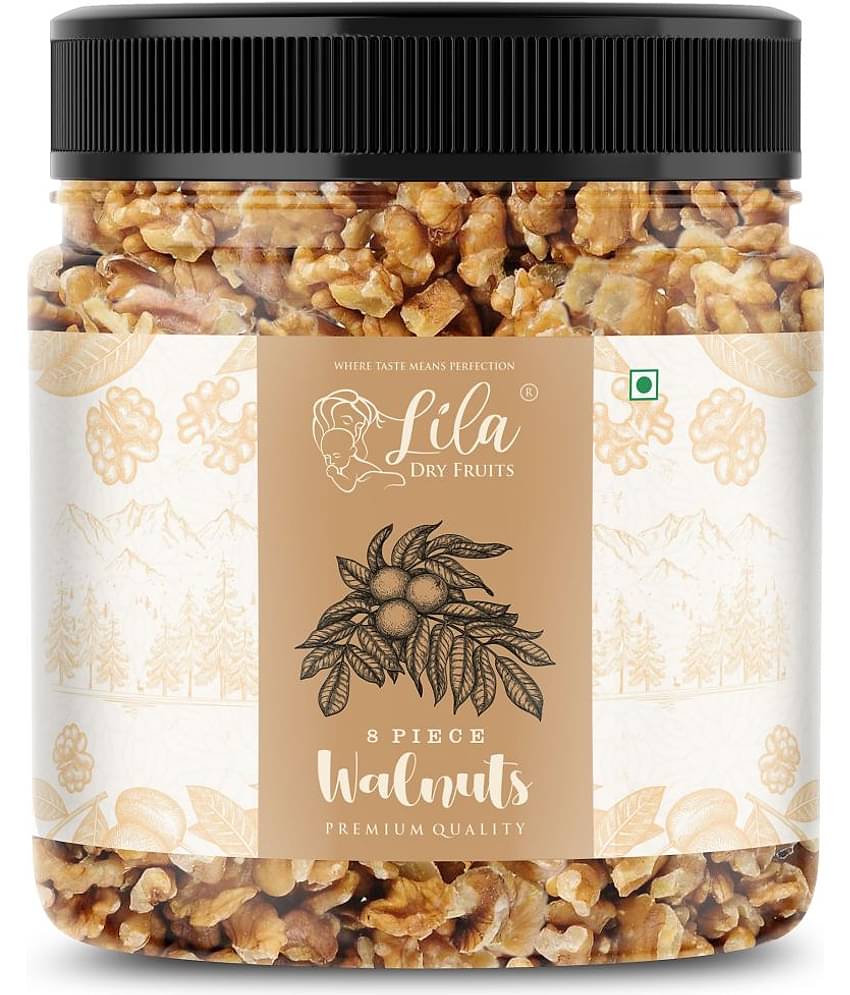 LILA DRY FRUITS Raw Walnut Kernels 250 Grams Premium 8pcs Grade Rich in Protein