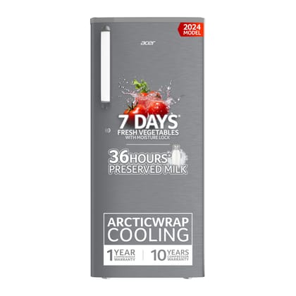 acer 215L 3 Star Direct-Cool Single Door Refrigerator (AiSense, AR215AD3FSHD, Silver Hairline) acer 215L 3 Star Direct-Cool Single Door Refrigerator (AiSense, AR215AD3FSHD, Silver Hairline) - 215L Silver Hairline acer 215L 3 Star Direct-Cool Single Door Refrigerator (AiSense, AR215AD3FSHD, Silver Hairline) acer 215L 3 Star Direct-Cool Single Door Refrigerator (AiSense, AR215AD3FSHD, Silver Hairline) - 215L Silver Hairline