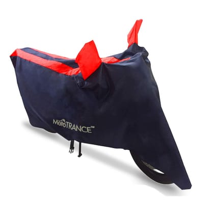 MotoTrance Arc Bike Body Cover For TVS Ntorq 125 - Interlock-Stitched Water and Heat Resistant with Mirror Pockets-Arc Red