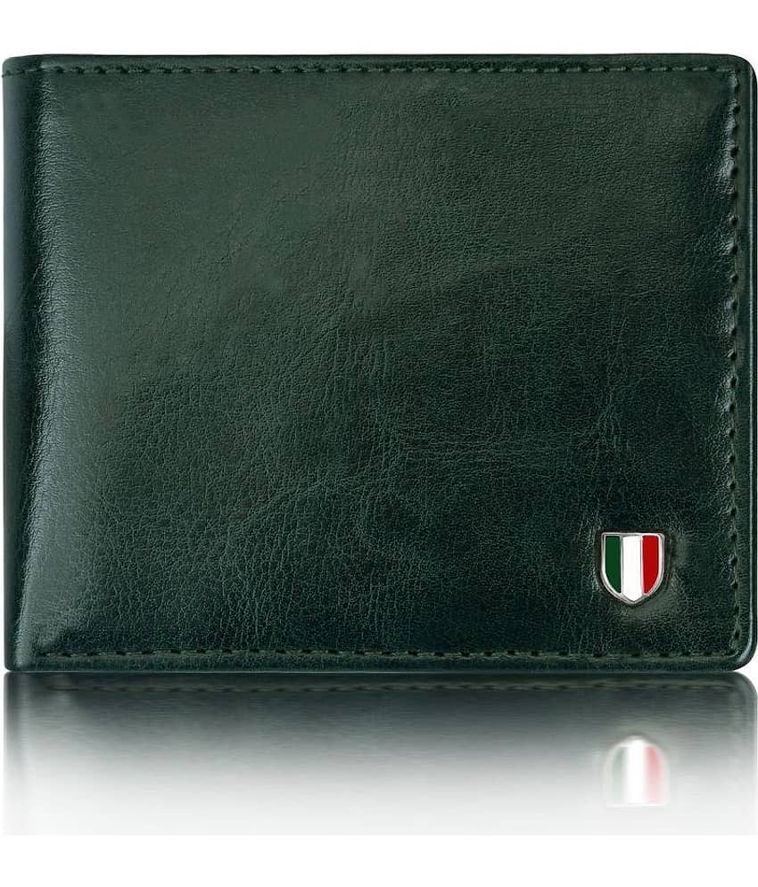 GIOVANNY Leather Green Casual Regular Wallet