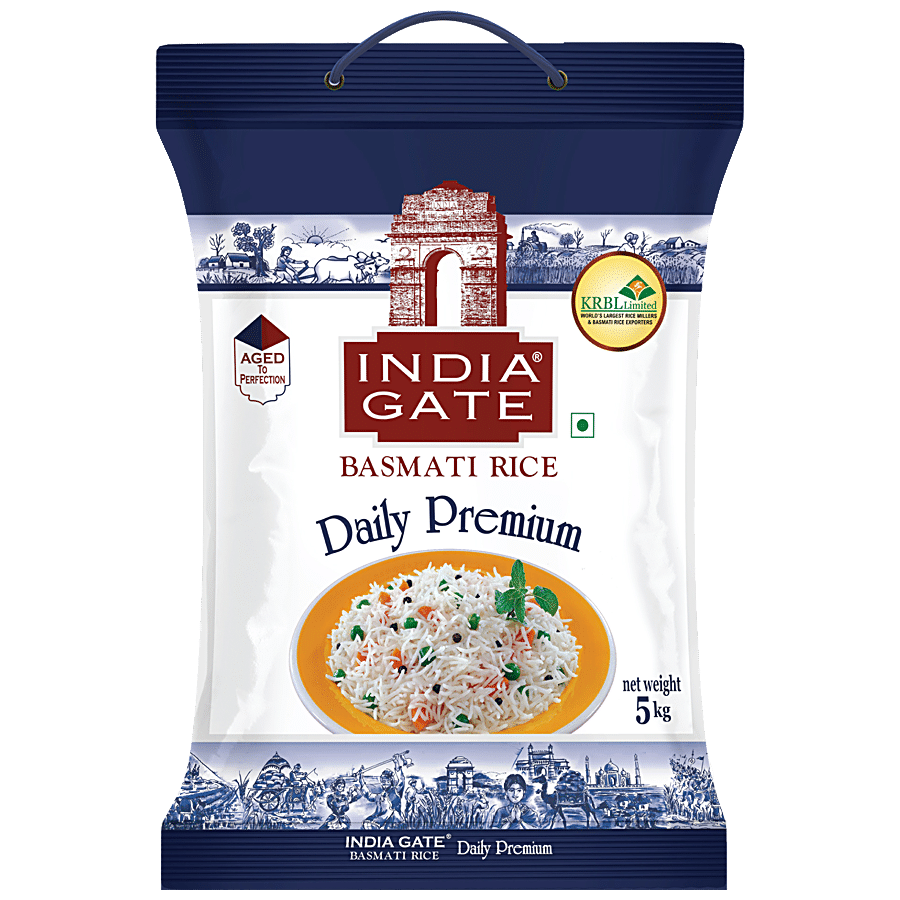 India Gate Basmati Rice Daily Premium, 5 kg
