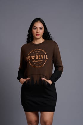 Go Devil Originals Printed Sweatdress for Women S