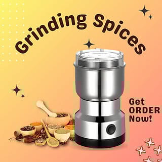 Mini Mixer Coffee Grinder Juicer Light weight Compact for KitchenHJJ328 240 W Juicer Mixer Grinder(Electric Mini Mixer Coffee Grinder Juicer Light weight Compact for KitchenHJJ328 | 1 Jar | Multicolor)