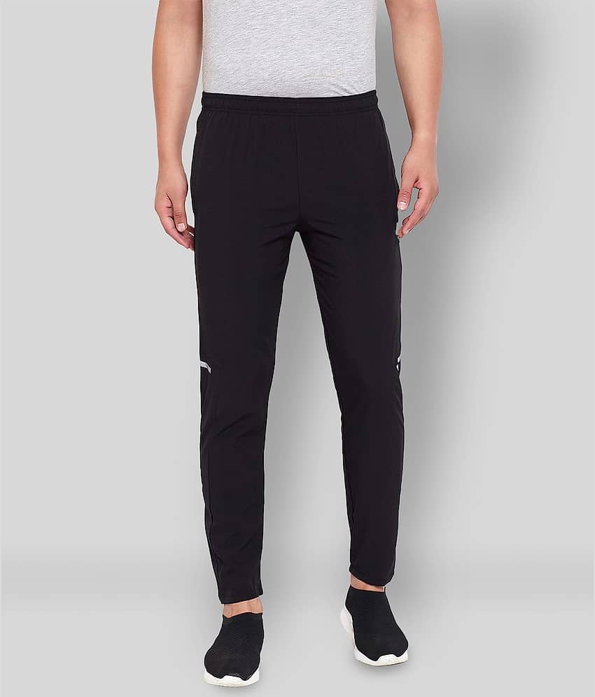 RANBOLT -  Black Polyester Men's Sports Trackpants ( Pack of 1 )