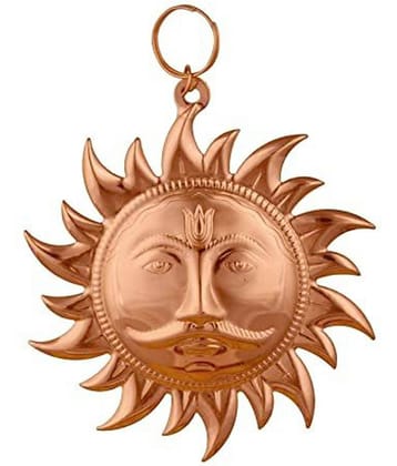 Shri Astha Vinayak Copper Sun God Idol ( 6 cm )