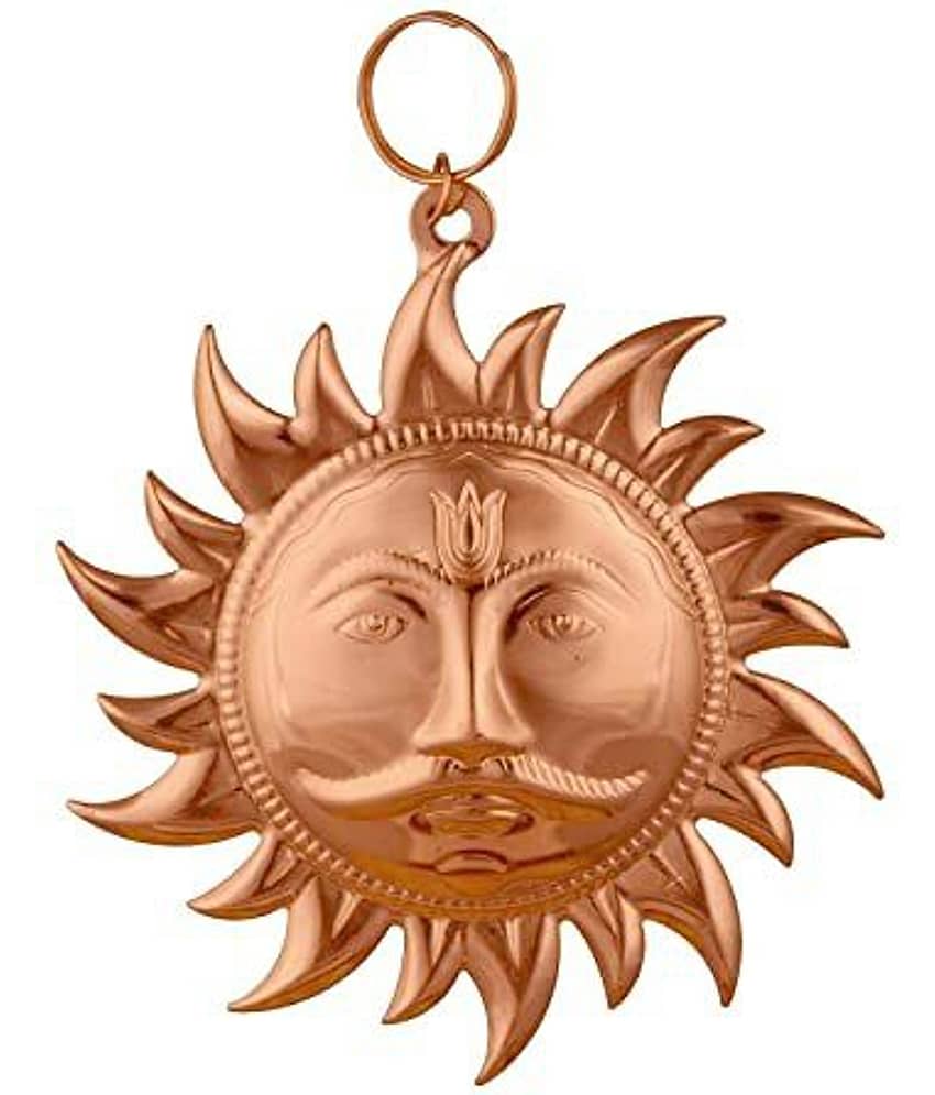 Shri Astha Vinayak Copper Sun God Idol ( 6 cm )