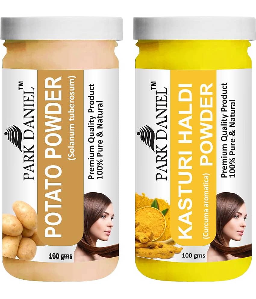 Park Daniel Potato &    Kasturi Haldi Powder  Hair Mask 200 g Pack of 2