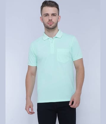 Neo Garments Pack of 1 Cotton Regular Fit Solid Half Sleeves Men's Polo T Shirt ( Green )