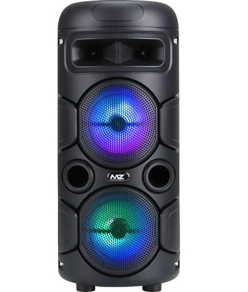 MZ M303 10 W Bluetooth Speaker Bluetooth V 5.0 with SD card Slot Playback Time 6 hrs Black