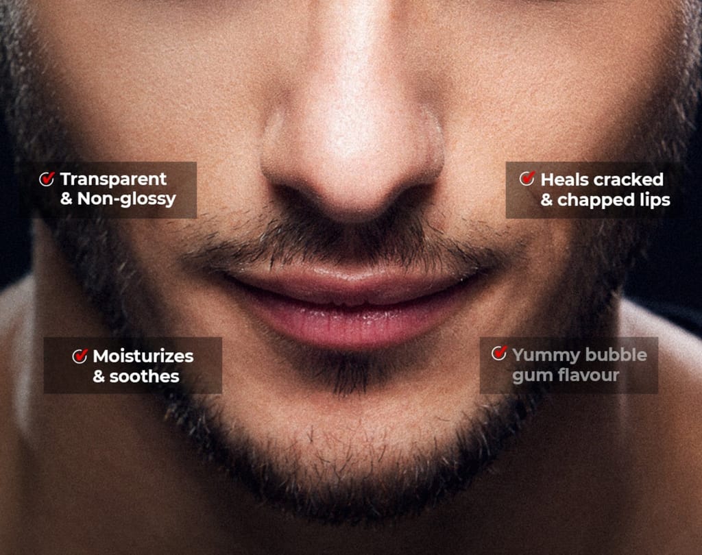 Beardo Ultraglow Face Cream & Lip Balm (Bubblegum) Combo