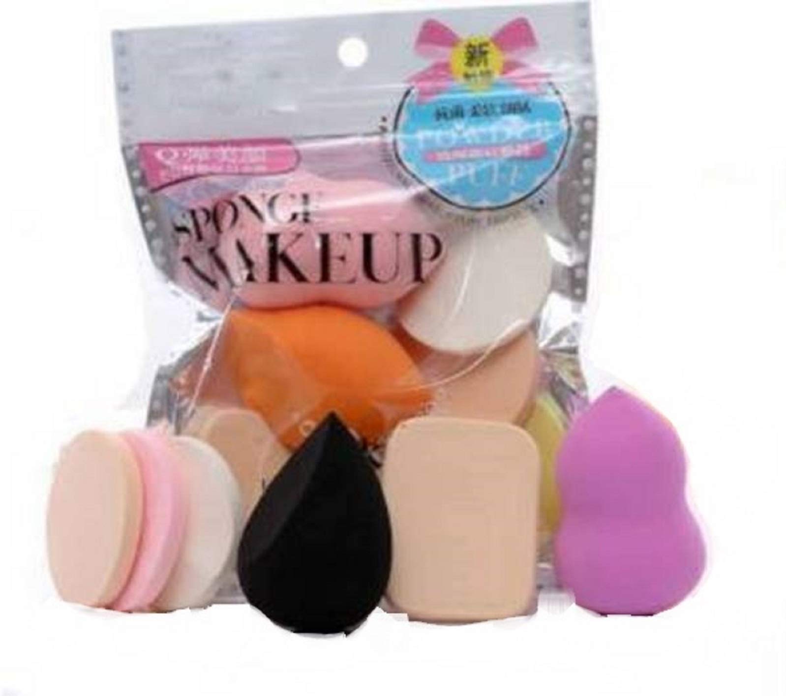 Elecsera Fashion Beauty Care Makeup Cotton Pad Applicator Foundation Makeup Blender Powder Buff Sponge Cosmetic Puff