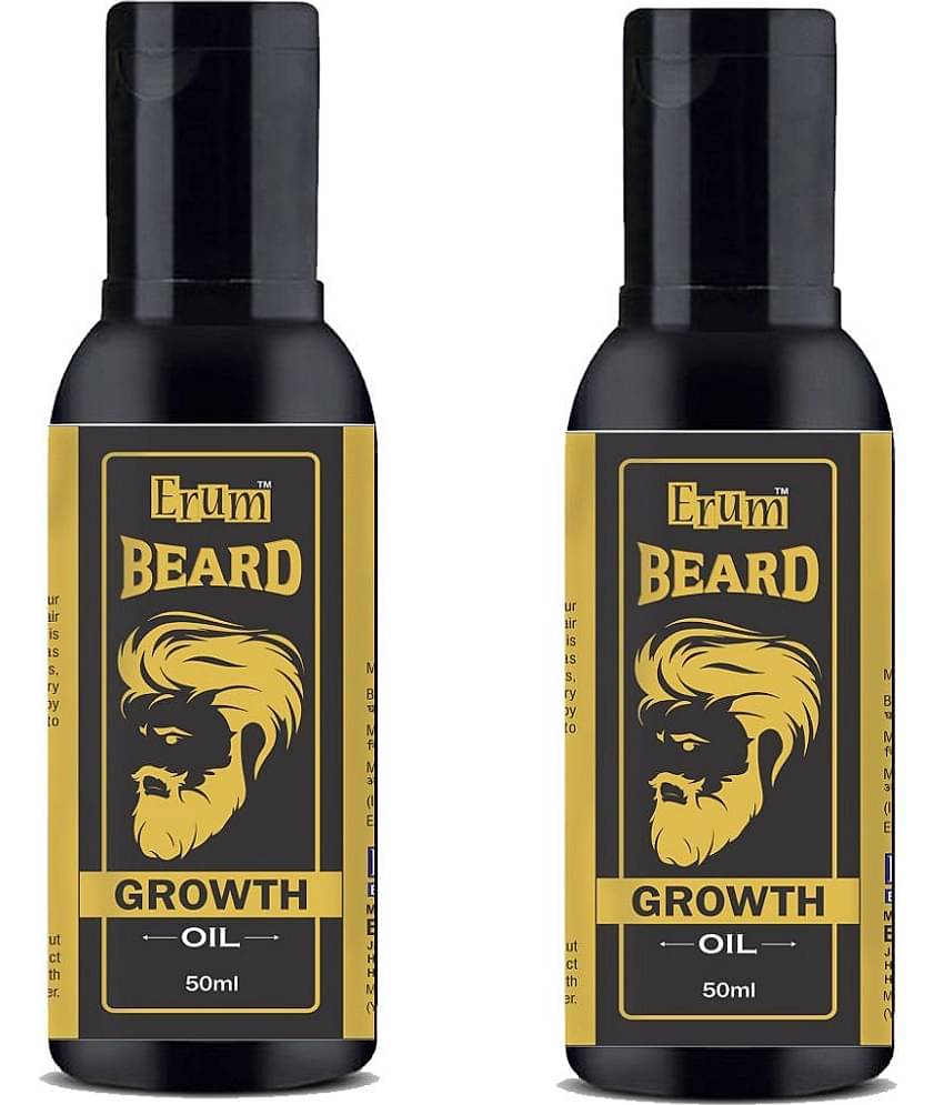 erum - 50mL Promotes Beard Growth Beard Oil ( Pack of 2 )