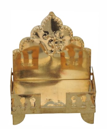 Brass Singhasan Sheet For God Idol No. 4 - 6*4.5*6.5 inch (Z107 E)