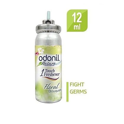 Odonil One Touch Air Purifier Freshener - Floral Bouquet Refill, 12 ml