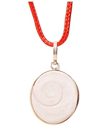 Rudra Divine Gomti Chakra/Gomati Chakra Pendant/panchdhatu Gomati Chakra Pendant - White