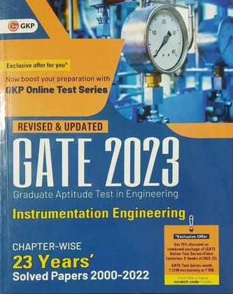 GATE 2023: Instrumentation Engineering - 23 Years Chapter-wise Solved Papers 2000-22 by GKP