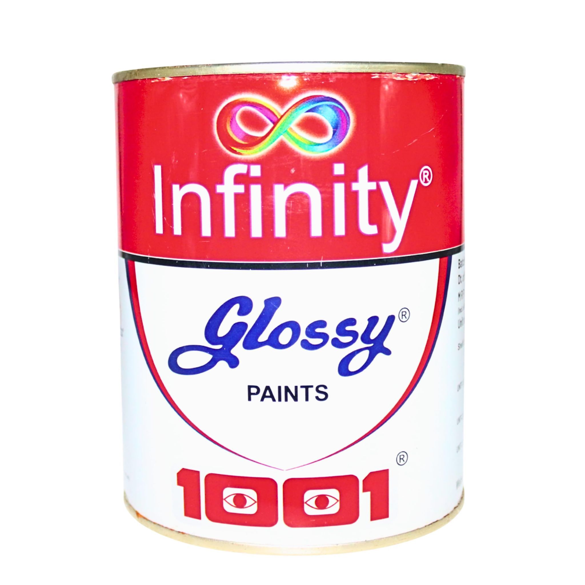 1001 Infinity Solid White Plus Paint  High Coverage Bright White Automotive & Industrial Coating, Smooth Finish & Long-Lasting Performance
