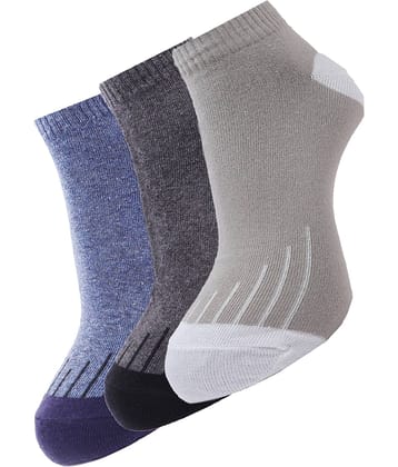 Dollar - Cotton Blend Multicolor Men's Ankle Length Socks ( Pack of 3 )