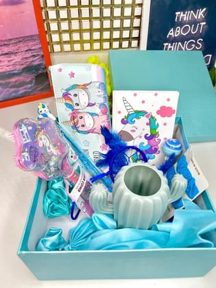 Blue gift box