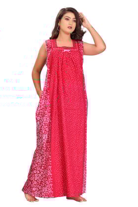 Fabimi Women Sleeveless Cotton Nighty New