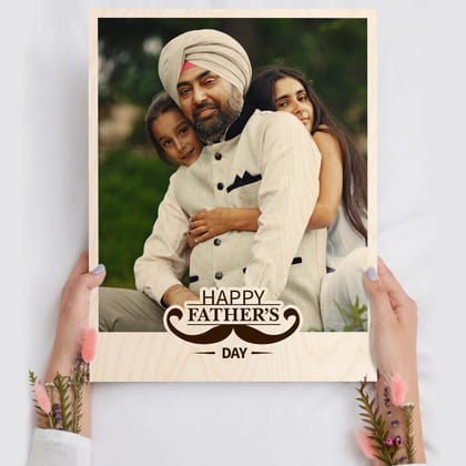 Personalised | Happy Father's Day-14x11 Inch