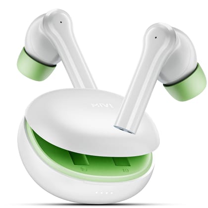Mivi DuoPods C2 TWS [New Launch], 50 Hrs Playtime, HD Call Clarity with AI-ENC, 13mm Bass Drivers, Low Latency, BT v5.3, Type C Charging, Made in India Earbuds Mivi DuoPods C2 TWS [New Launch], 50 Hrs Playtime, HD Call Clarity with AI-ENC, 13mm Bass Driv