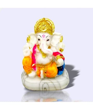 Herbisense Polyresin Lord Ganesha Idol ( 8 cm )