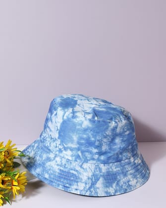 Blue Tie-Dye Bucket Cap-Hat