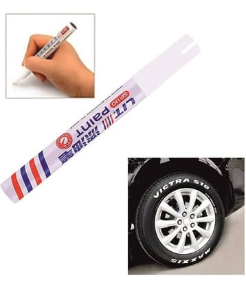Sipa Permanent Paint Marker Pen - White Color - Oil based ink, Write on any (Set of 1, White)