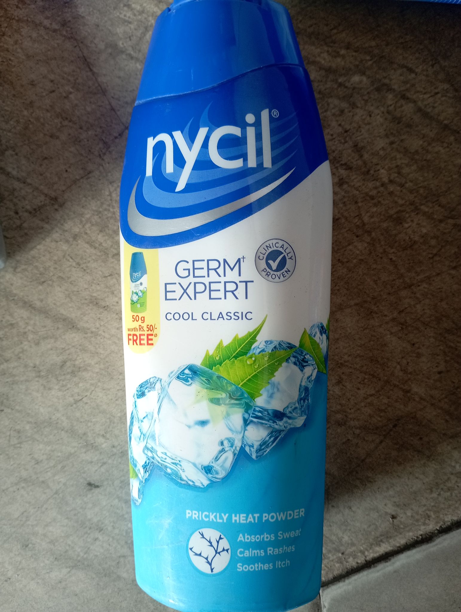 Nycil Germ Expert Cool classic Prickly heat powder 