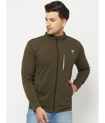 Glito - Olive Polyester Blend Relaxed Fit Men's Casual Jacket ( Pack of 1 )