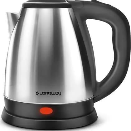 Longway Kestro 1.5 Ltr Electric Kettle with Stainless Steel Body for Boiling, Ma