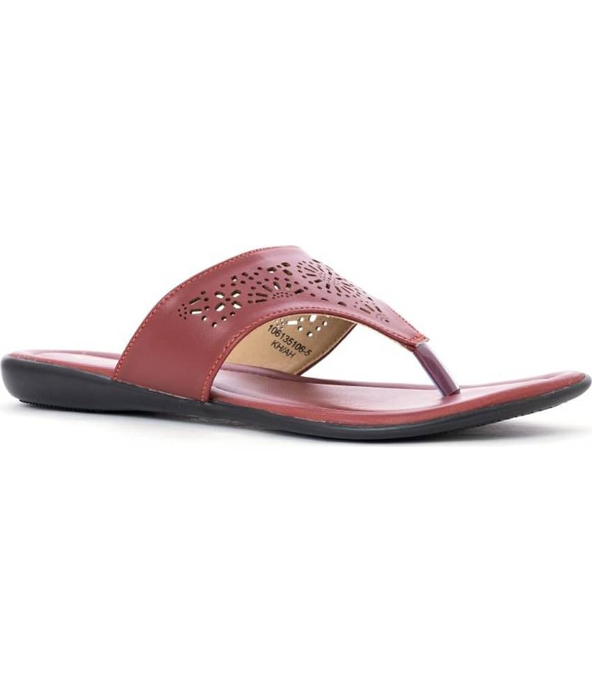 KHADIM Red Women's Flats