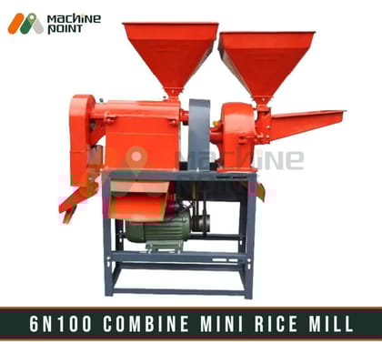 6N100 Combine Rice Mill With Copper Motor