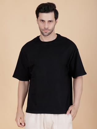 Oversized Solid (Black)-S