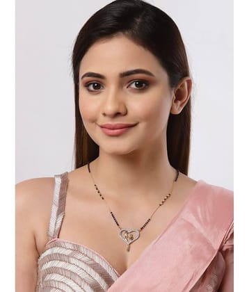 Sunhari Jewels Rose Gold Mangalsutra ( Pack of 1 )