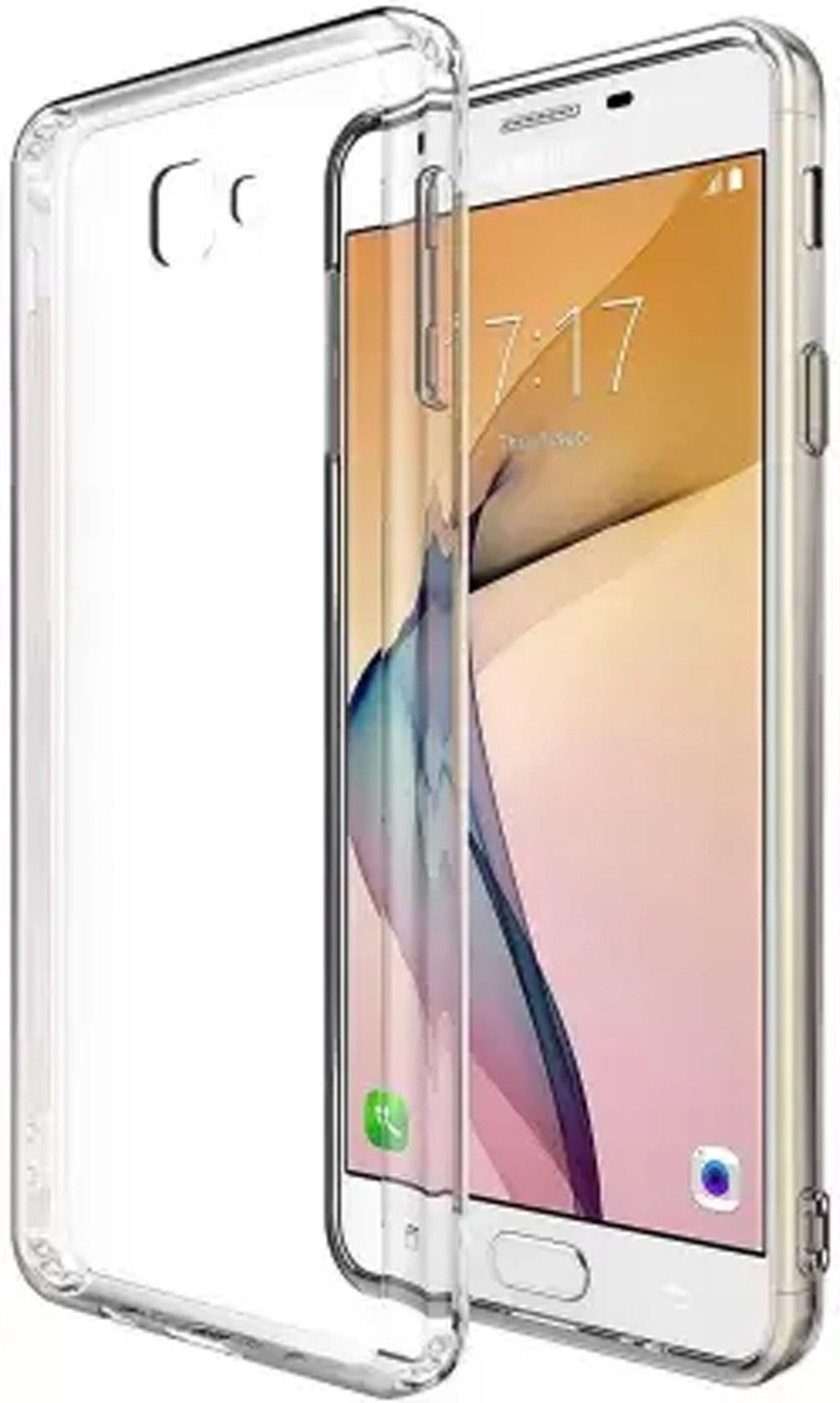 PLUGTECH TPU Ultra Hybrid Clear Camera Protection Back Cover Case for Samsung J7 Prime/On NXT /On7 Prime