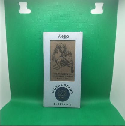Hello Wooden Mobile Stand  Wolverine Edition