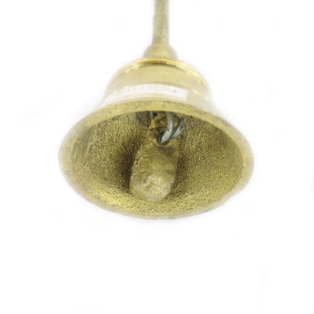 MAYAPURI Pital Puja Ghanta | Pooja Ghanti or Mandir Brass Bell, Standard Size - Pooja Needs | Buy online on ZillyBuy
