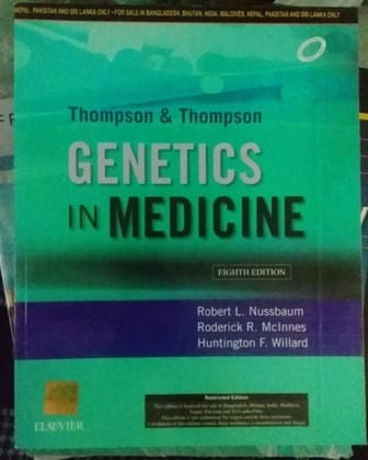 Thompson & Thompson Genetics in Medicine 8/ed ( 2016 )_