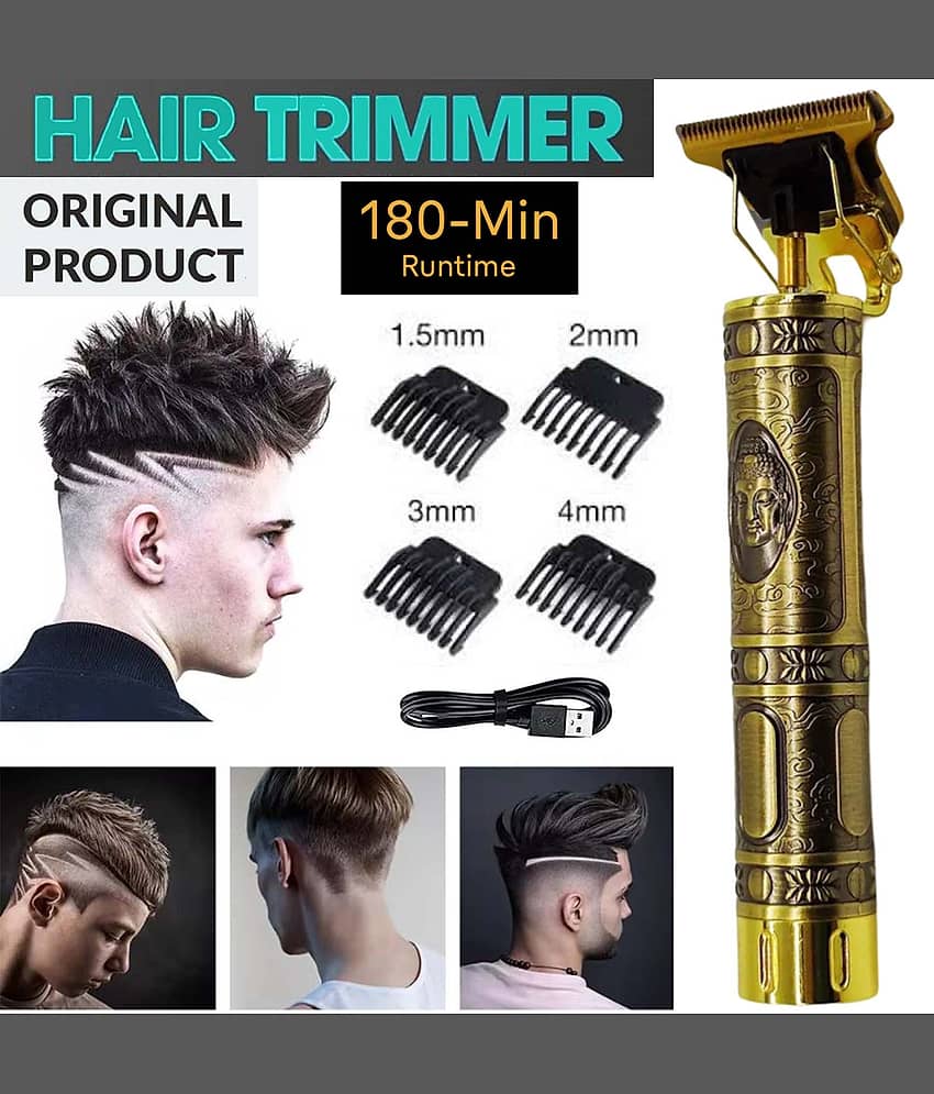 Intimify Hair/Beard Trimmer Gold Cordless,Corded Beard Trimmer With 180 minutes Runtime