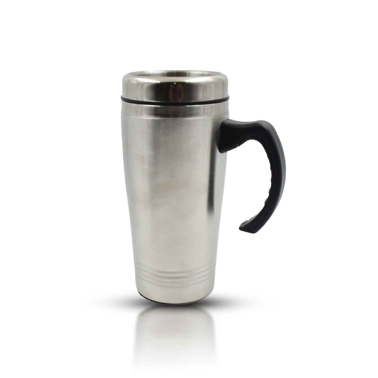 Stainless Steel Vacuum Glass Insulated Glass Coffee Cups, Tumbler (With Lid & Handle / 1 pc)_assorted colour