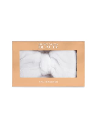 Bungalow Beauty Spa Headband, White, One Size Bungalow Beauty Spa Headband, White, One Size