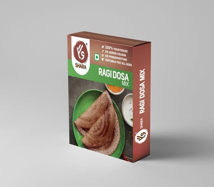 Shara Foods Ragi Dosa Mix (200g) | Calcium-Rich & Instant | Healthy Traditional Breakfast