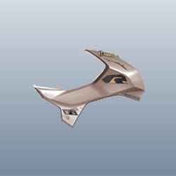 SET TANK COVER SIDE LH (MET. AERIS BROWN - Xtreme 160 - ACRES6A0010EEGS