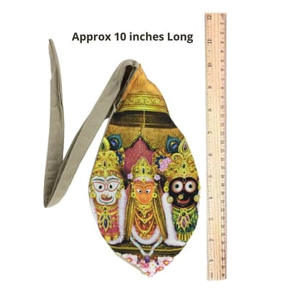 MAYAPURI Jagannath Printed Japa Mala Bag/Chanting Bag with Zip Pocket & Sakshi Mala (Pack of 1) MAYAPURI Jagannath Printed Japa Mala Bag/Chanting Bag with Zip Pocket & Sakshi Mala (Pack of 1)