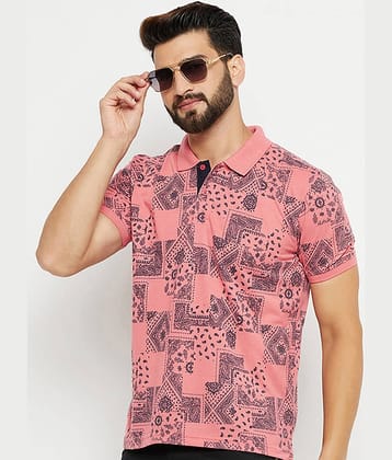 XFOX - Coral Cotton Blend Regular Fit Men's Polo T Shirt ( Pack of 1 )