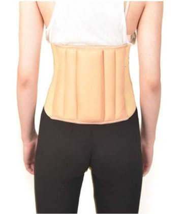 Hiakan International Lumbar Sacral Belt (L.S.) Belt Beige (XXXL) Free Size
