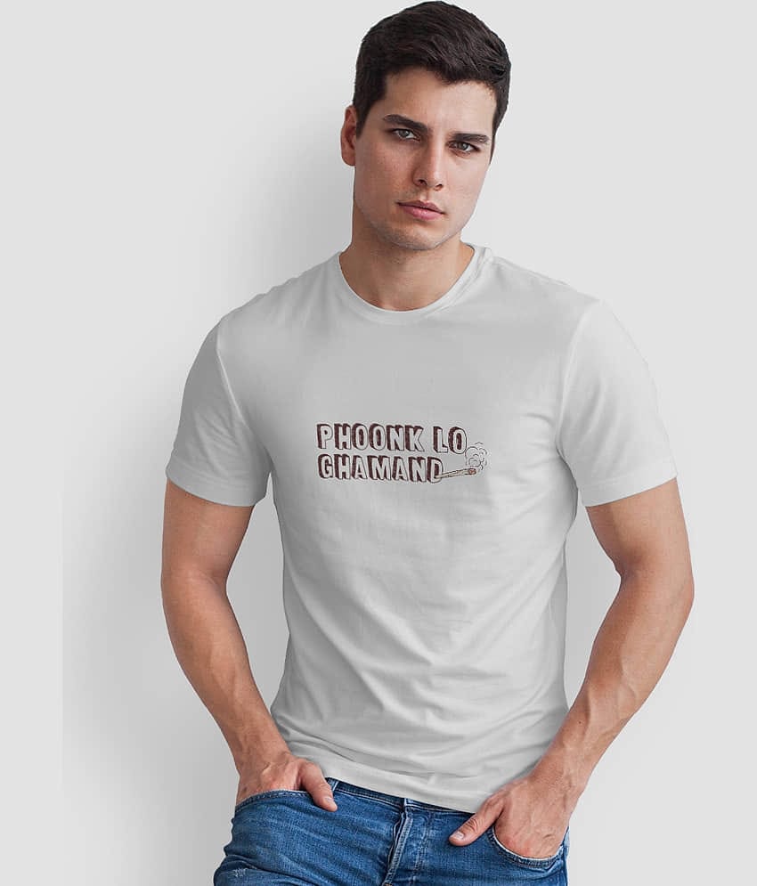 The Twenty Eight Pack of 1 Cotton Regular Fit Men's T-Shirt ( White )