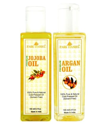 Park Daniel Premium Argan oil & Jojoba oil(200 ml) 100 ml Pack of 2